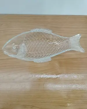 Bandeja cristal forma de pez - miniatura 1
