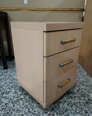 Cajonera de oficina con ruedas y tiradores mixtos - miniatura 3
