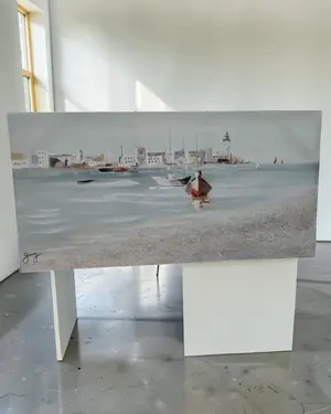 Oleo sobre puerto pintado - miniatura 1