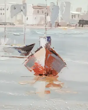 Oleo sobre puerto pintado - miniatura 3