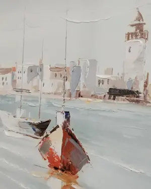 Oleo sobre puerto pintado - miniatura 5