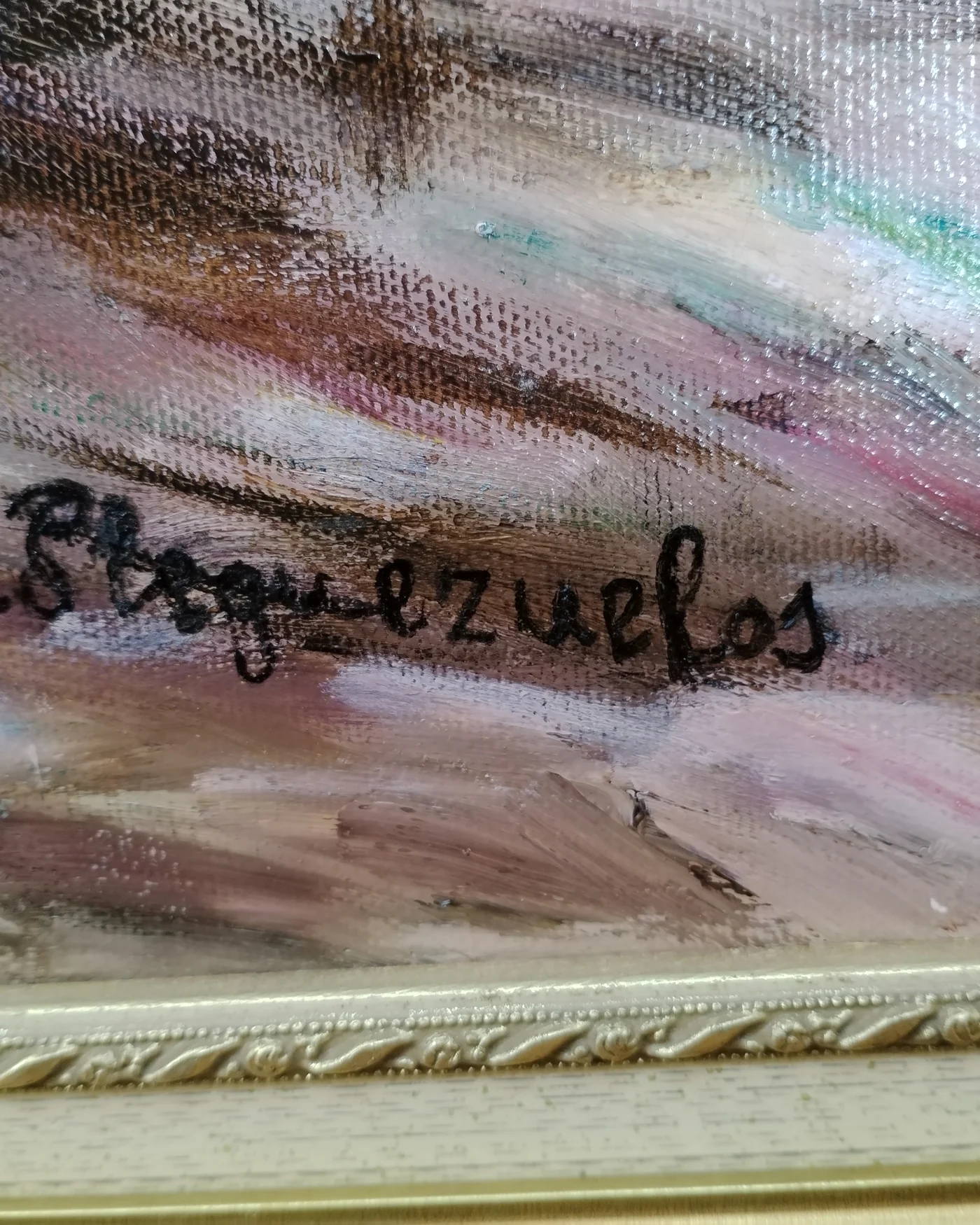 Óleo sobre lienzo flores - imagen 3