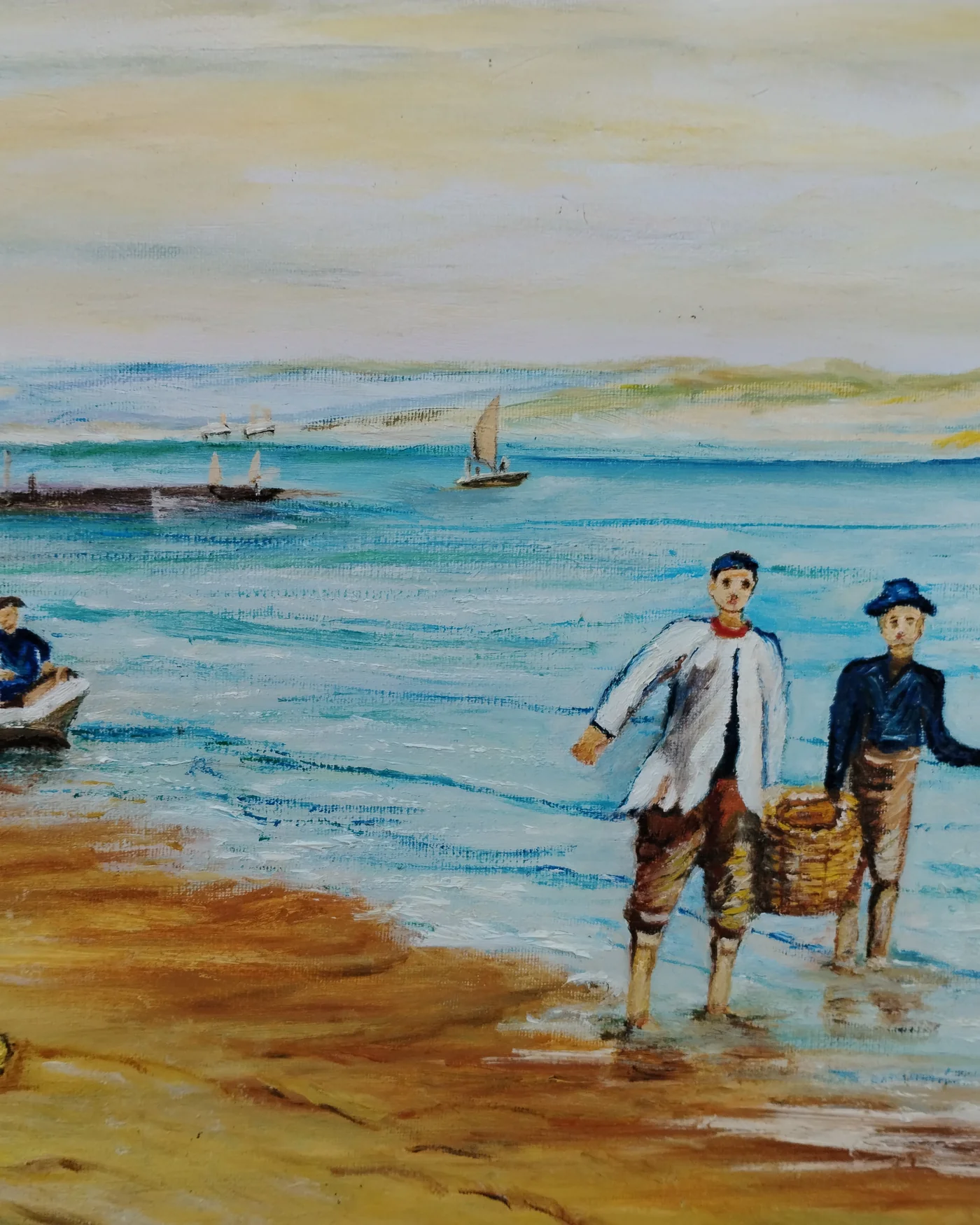 Ole sobre lienzo playa - imagen 2