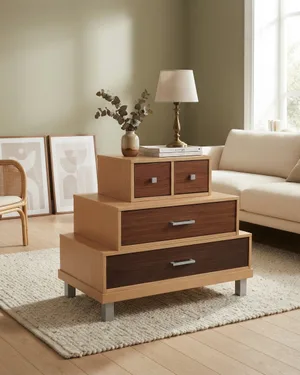 Mueble de Almacenamiento Modular de Madera - miniatura 1