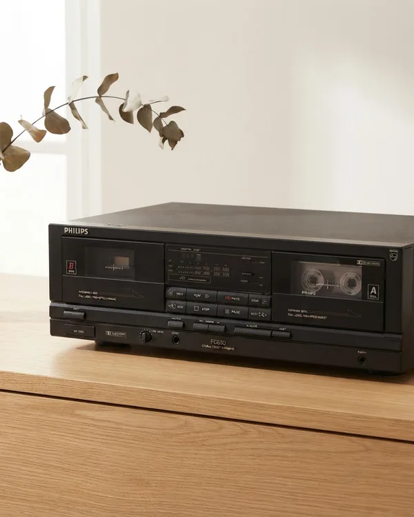 Reproductor doble cassette philips fc630