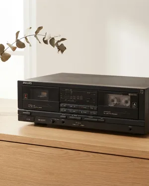 Reproductor doble cassette philips fc630 - miniatura 1