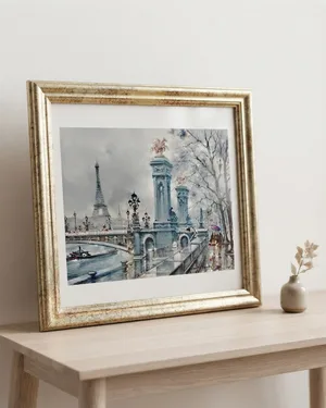 Cuadro Puente Alejandro Iii Paris - miniatura 1