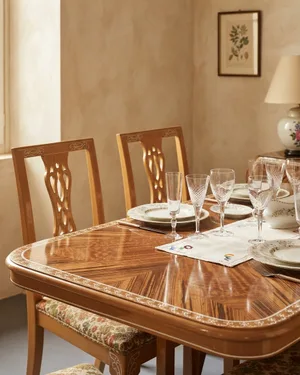 Mesa comedor con sillas estilo victoria - miniatura 1