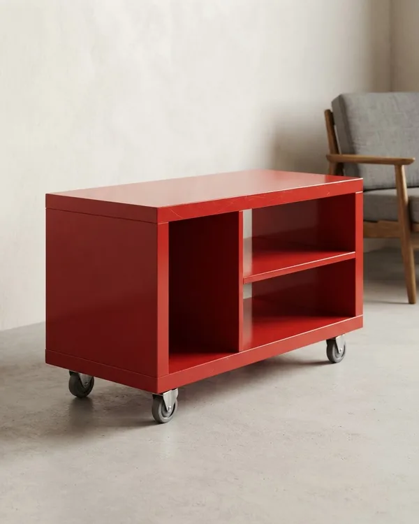 Mesa auxiliar con ruedas