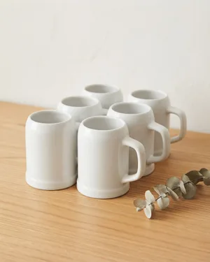 Conjutno 6 tazas de cerveza - miniatura 1