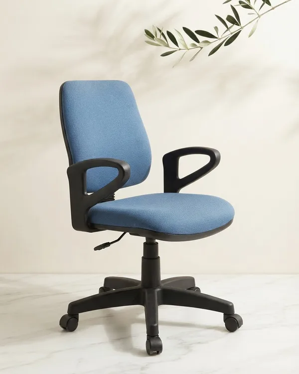 Silla de Oficina Giratoria Azul