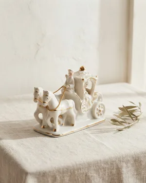 Figura de porcelana carruaje - miniatura 1