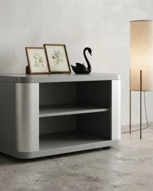 Mueble tv gris - miniatura 1