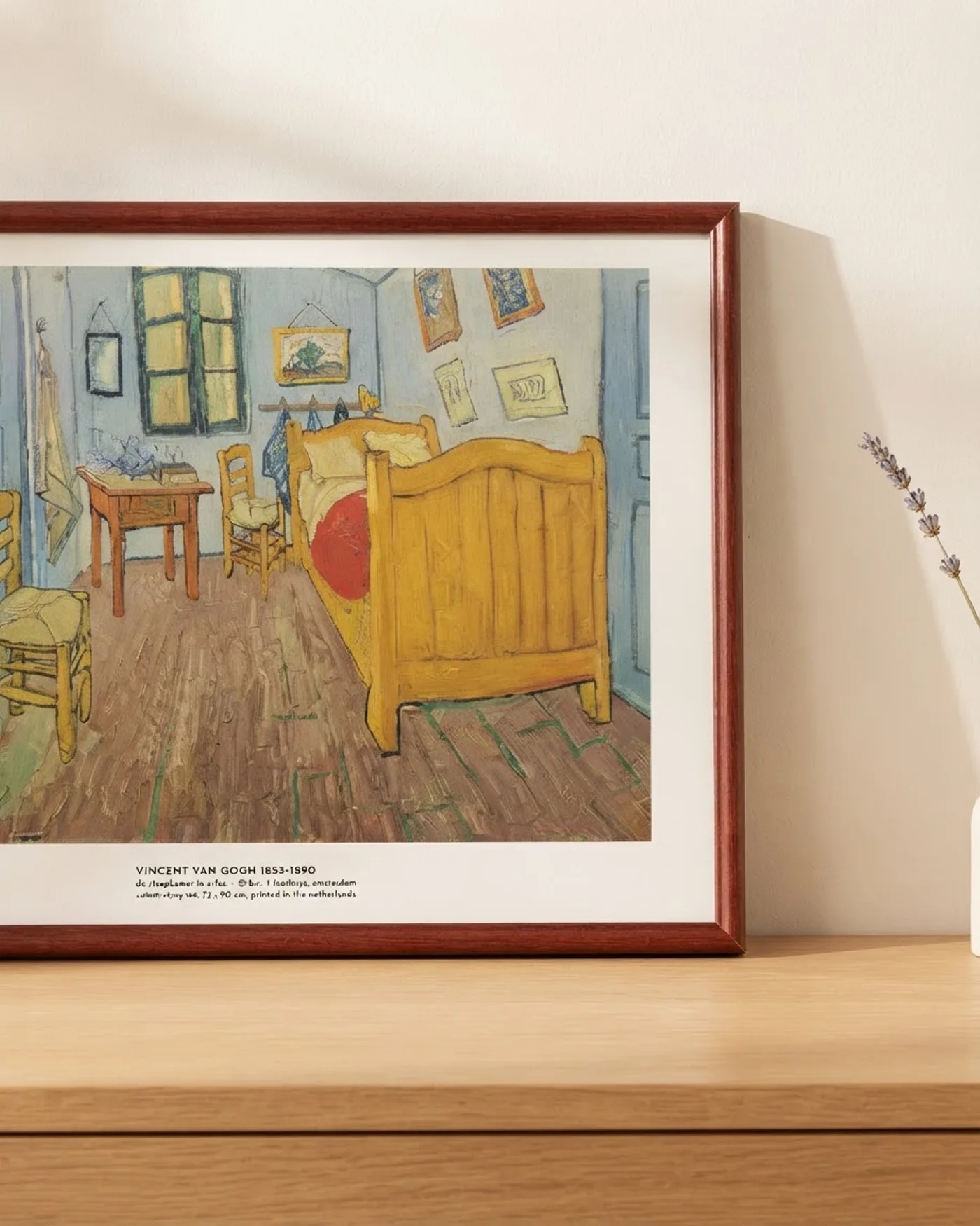 Impresión de la Pintura el Dormitorio en Arles de Vincent Van Gogh - imagen 1