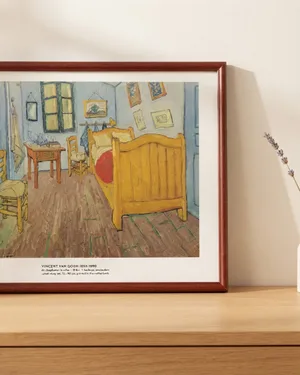Impresión de la Pintura el Dormitorio en Arles de Vincent Van Gogh - miniatura 1