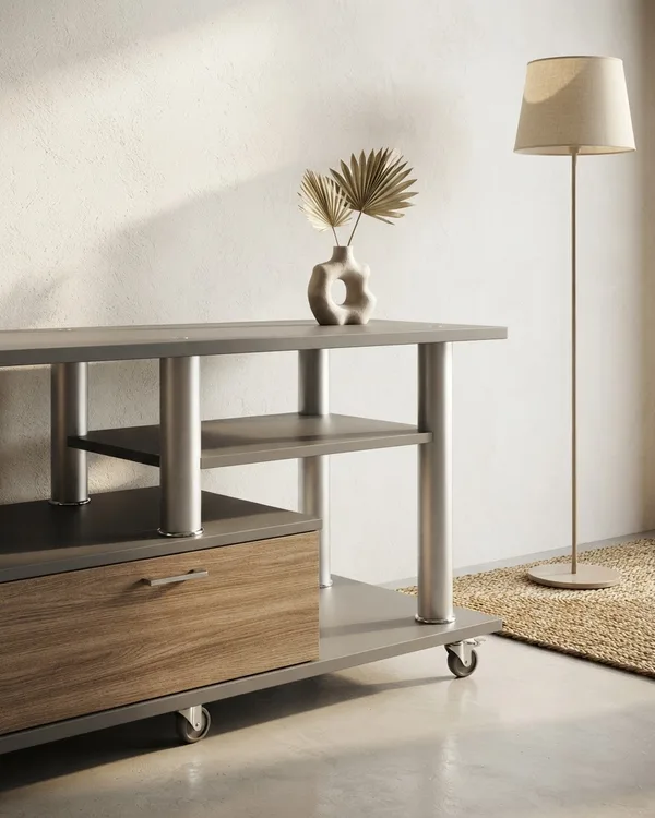 Mesa de Tv Gris