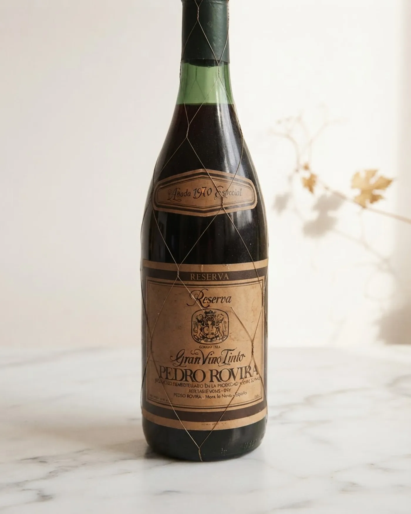 Botella pedro rovira - imagen 1