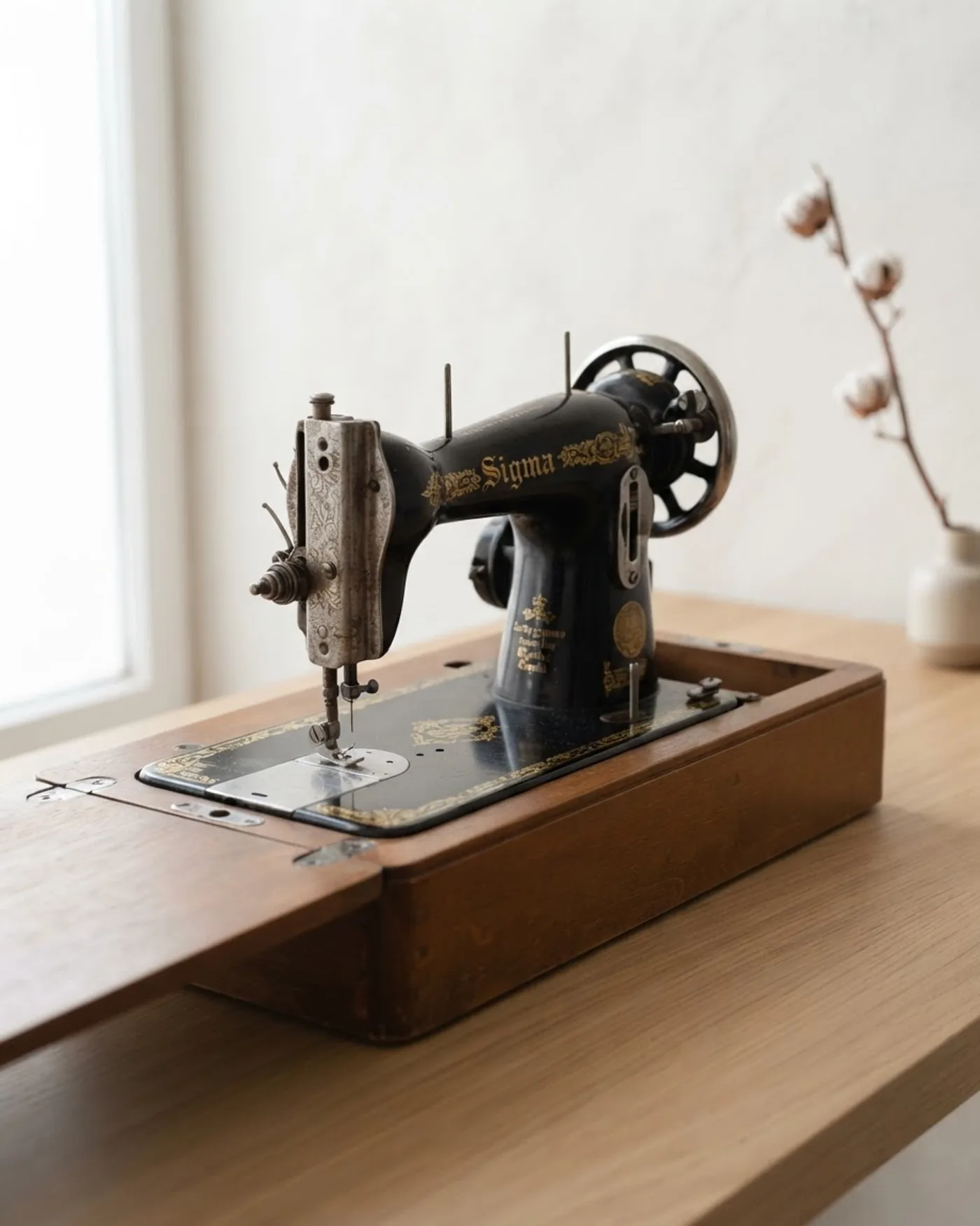 Máquina de Coser Sigma con Mueble - imagen 1