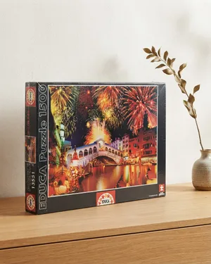 Puzzle nuevo de 1500 piezas Puente de Rialto Venecia - miniatura 1