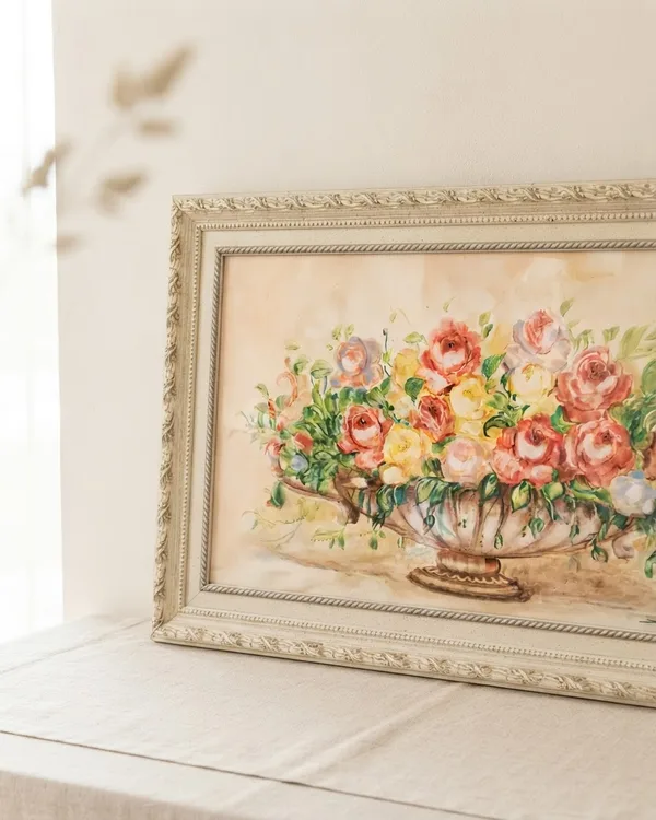 Cuadro Jarrón con Flores