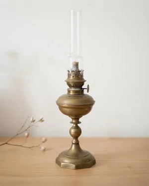 Lampara de aceite de latón - miniatura 1