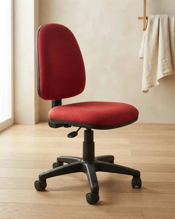 Silla de Oficina Giratoria Roja