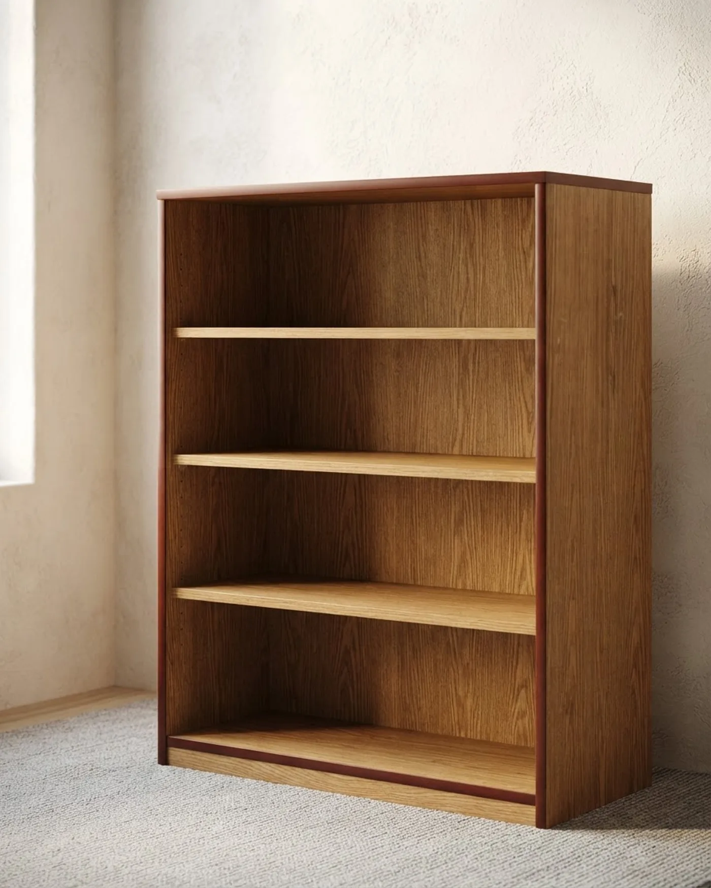 Estantería de Madera con Acabado en Roble - imagen 1