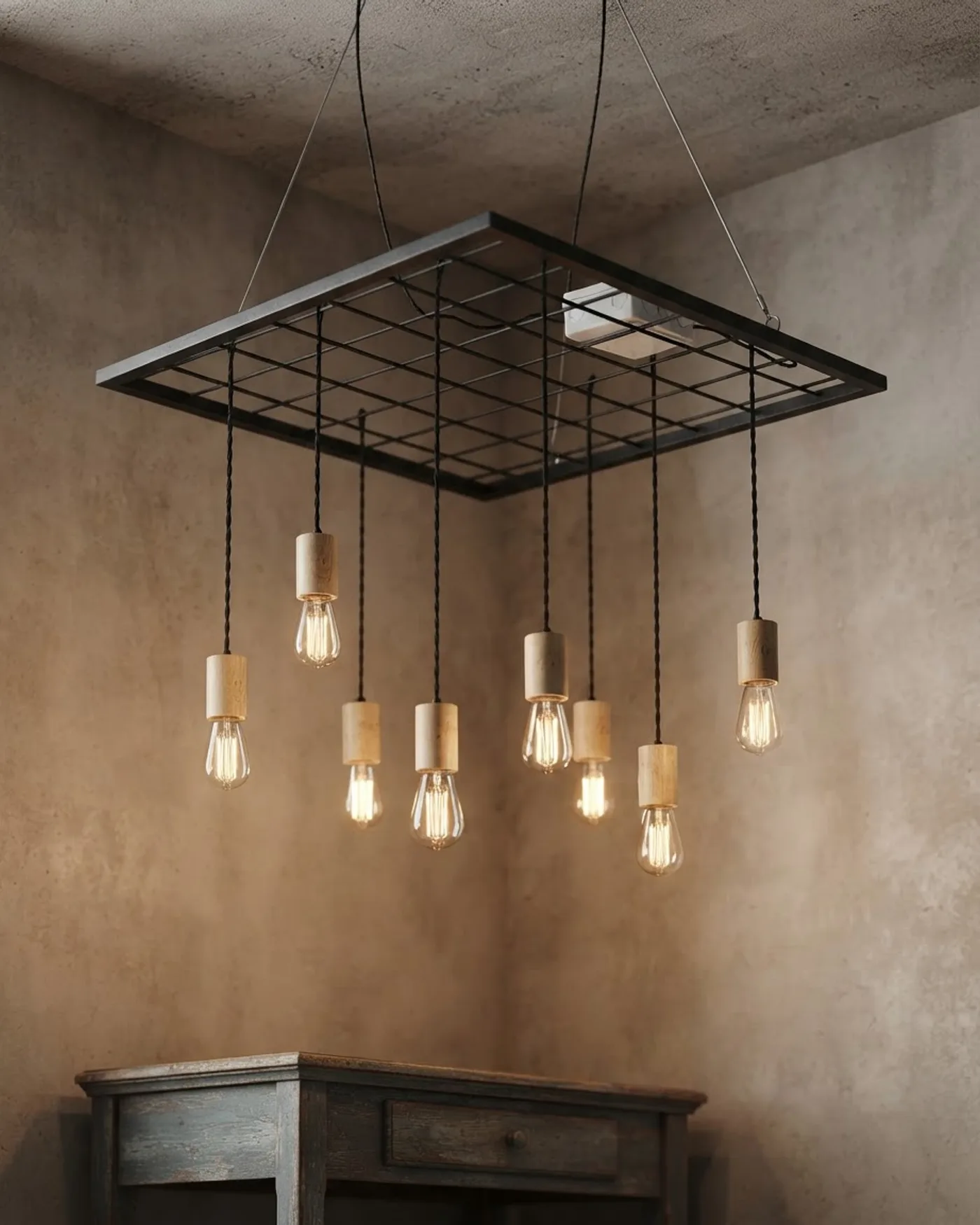 Lámpara colgante estilo industrial - imagen 1