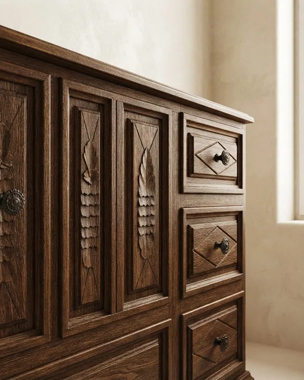 Comoda Rustica de Madera