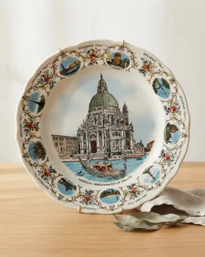 Plato Decorativo Souvenir de Venecia - miniatura 1