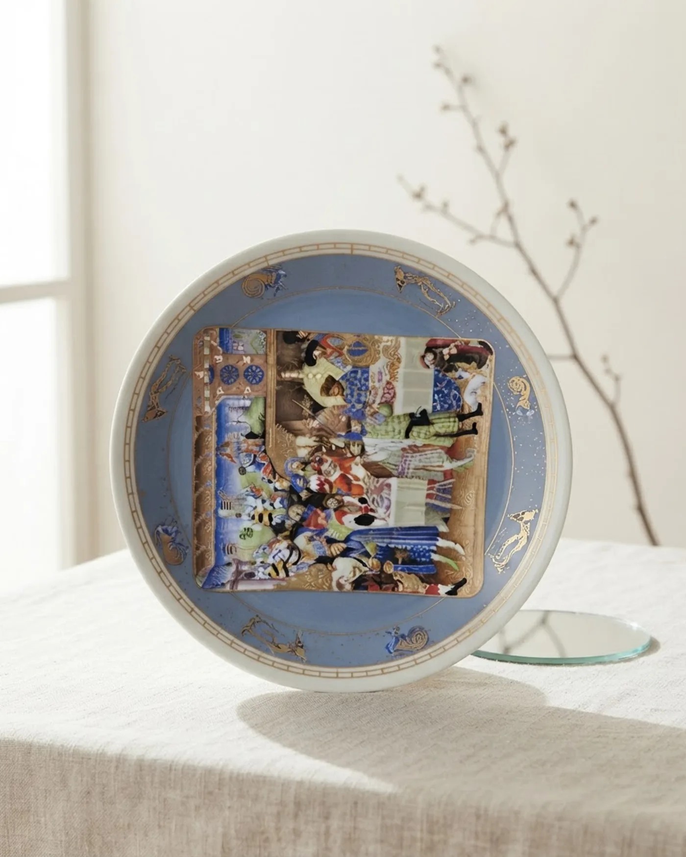 Plato porcelana de limoges jean duthiel - imagen 1