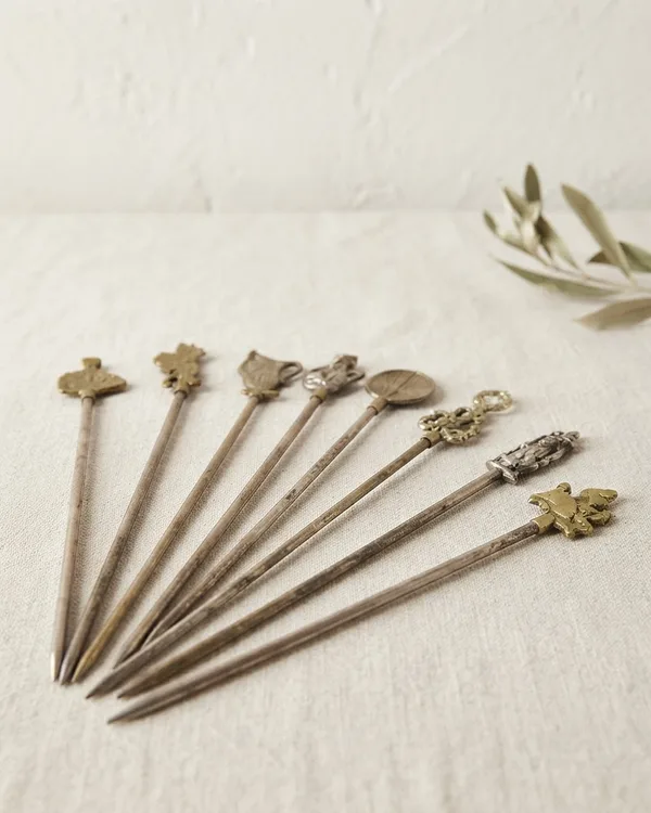 Pinchos turcos vintage para decoración