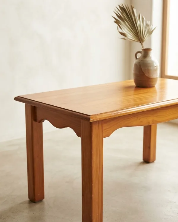Mesa de centro de pino