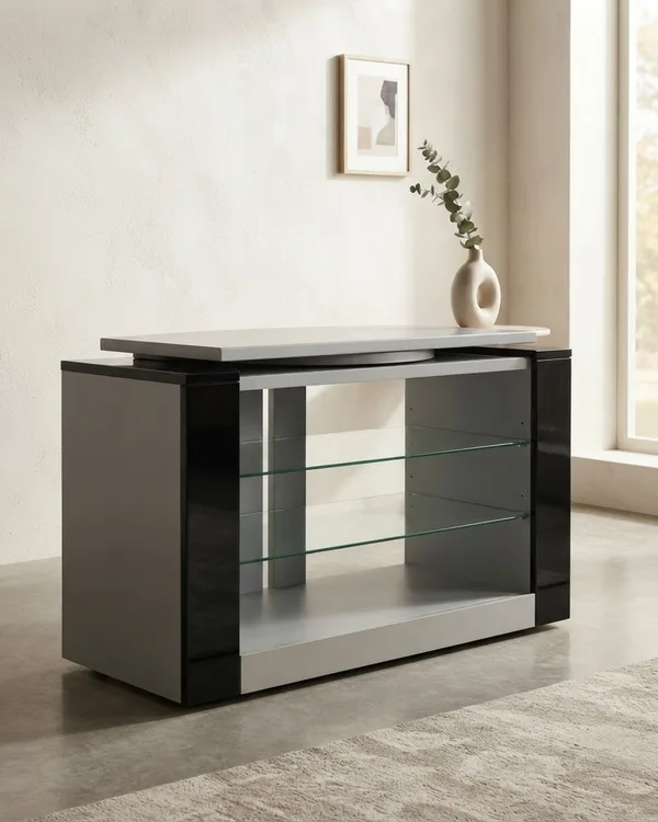 Mueble de tv base giratoria