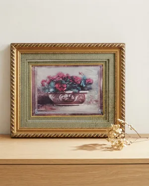 Cuadro de Flores con Paspartú - miniatura 1