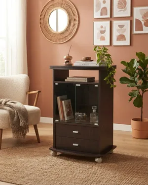Mueble para Tv en Madera Oscura - miniatura 1