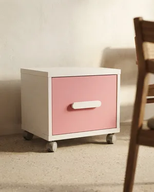 Mesita de noche de madera - miniatura 1