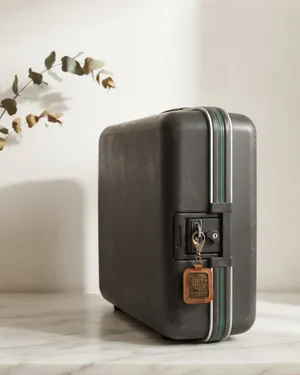 Maleta Rígida Vintage Superior con Cerradura - miniatura 1
