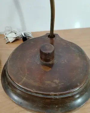 Par de lámparas antiguas de sobremesa - miniatura 2