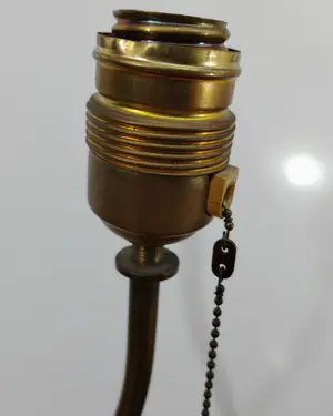 Par de lámparas antiguas de sobremesa - miniatura 5