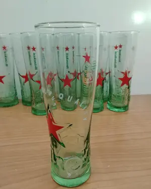 Set de 12 Vasos Altos de Cerveza Marca Heineken - miniatura 4