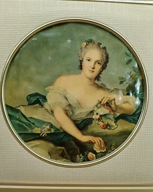 Cuadro Vintage Madame Henriette - Marco - miniatura 2