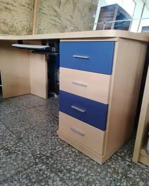 Escritorio juvenil de esquina con cajones - miniatura 2
