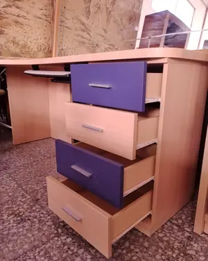 Escritorio juvenil de esquina con cajones - miniatura 3