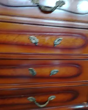 Comoda ANTIGUA de madera y marmol - miniatura 5