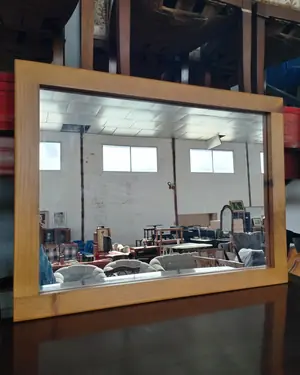 Espejo rectangular de pino - miniatura 1