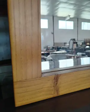 Espejo rectangular de pino - miniatura 2