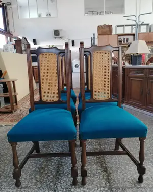 Juego 6 sillas de comedor clasicas - miniatura 1
