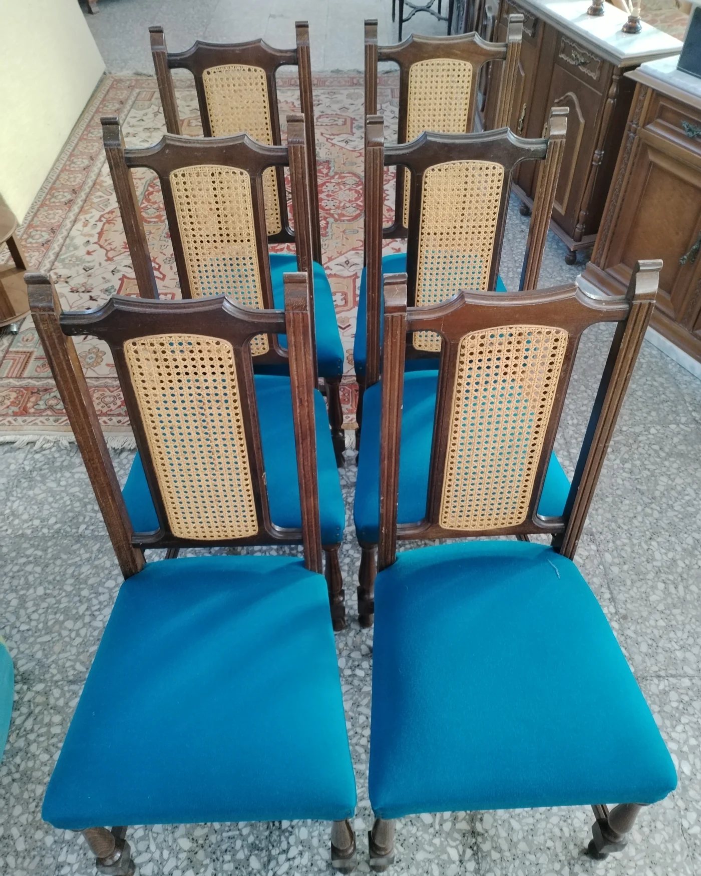 Juego 6 sillas de comedor clasicas - imagen 3