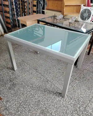 Mesa Comedor Extensible Cristal y Metal - miniatura 2